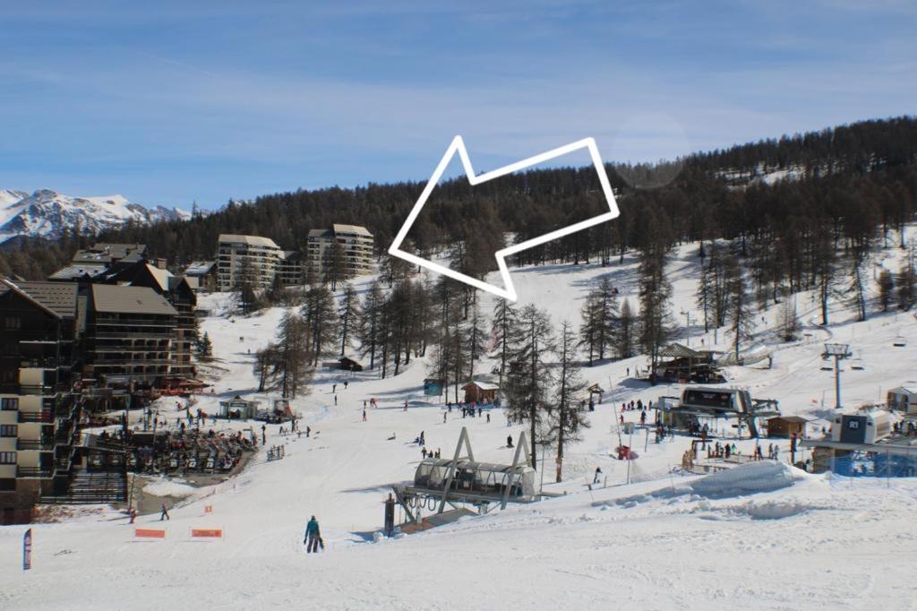 Risoul 1850 - Appart' 4 Personnes Ski Aux Pieds Kültér fotó